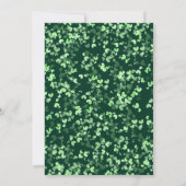 Lucky In Love St. Patrick's Day Bridal Shower Dankeskarte (Rückseite)