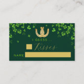 Lucky In Love St. Patrick's Day Bridal Shower Game Begleitkarte (Vorderseite)