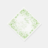 Lucky In Love St. Patrick's Day Bridal Shower Serviette (Ecke)