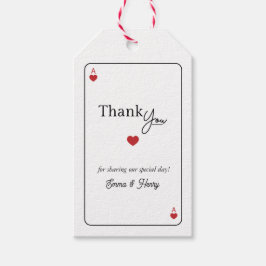 Lucky in Love Wedding  Geschenkanhänger