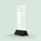 Lucky In Love Wedding Menükarte