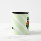 Lucky Individuelle Name St. Patrick's Day Tasse (Zentrum)