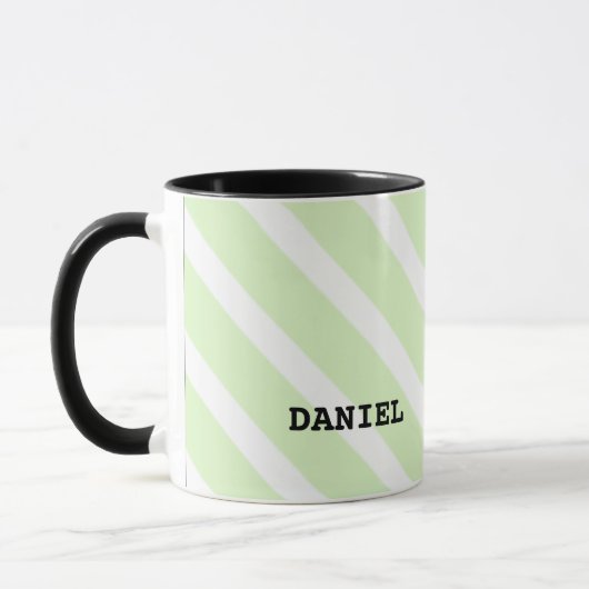 Lucky Individuelle Name St. Patrick's Day Tasse (Links)