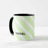 Lucky Individuelle Name St. Patrick's Day Tasse (Vorderseite Links)