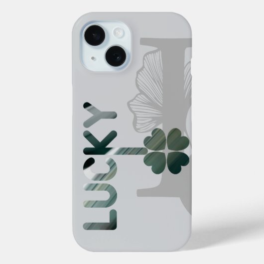 LUCKY iPhone Fälle Trend Abstrakt grün Case-Mate iPhone Hülle (Rückseite)