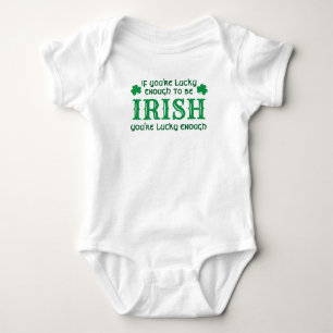 Lucky Irish Baby   St Patricks Day T - Shirt
