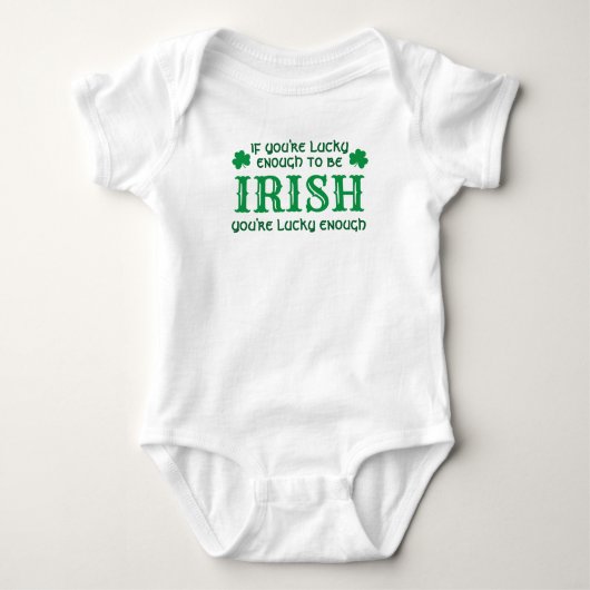 Lucky Irish Baby | St Patricks Day T - Shirt (Vorderseite)
