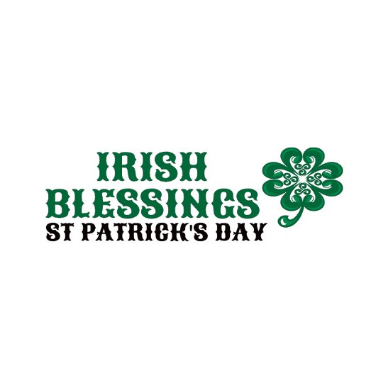 Lucky Irish Blessing Tasse