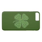 Lucky Irish Clover Dark Green Case-Mate iPhone Hülle (Rückseite (Horizontal))