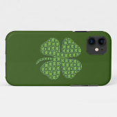 Lucky Irish Clover Dark Green Case-Mate iPhone Hülle (Rückseite (Horizontal))