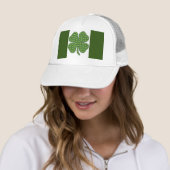 Lucky Irish Clover Flag Trucker Hat Truckerkappe (Beispiel)