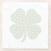 Lucky Irish Clover Glasuntersetzer (Rückseite)