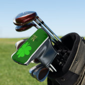 Lucky Irish Clover & Kleeblatt Golf mit Monogramm Headcover (In Situ)