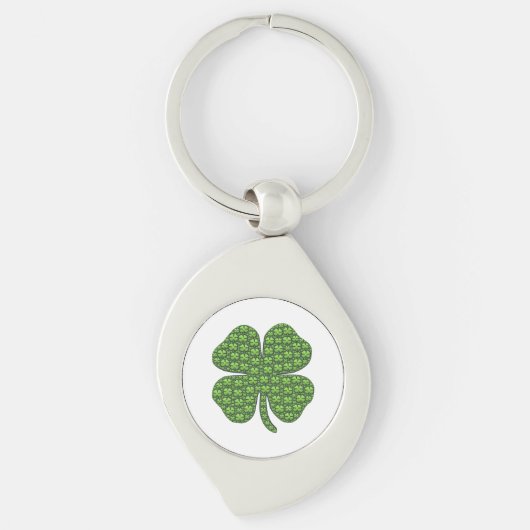 Lucky Irish Clover Schlüsselanhänger (Vorderseite)