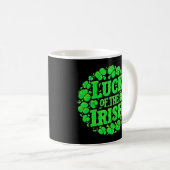 Lucky Irish Clovers Kaffeetasse (VorderseiteRechts)