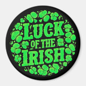 Lucky Irish Clovers Magnet (Vorne)