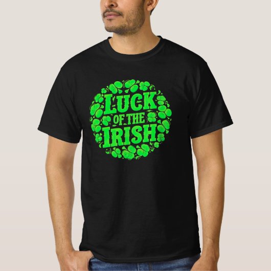 Lucky Irish Clovers T-Shirt (Vorderseite)