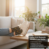 Lucky Irish Elements Athletic Crew Socks Socken