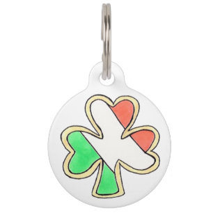 Lucky Irish Flag Kleeblatt Cookie Ireland St. Padd Haustiermarke