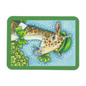 LUCKY IRISH GIRAFFE MAGNET Green *Personalisieren (Horizontal)
