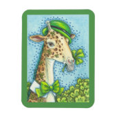 LUCKY IRISH GIRAFFE MAGNET Green *Personalisieren (Vertikal)