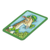 LUCKY IRISH GIRAFFE MAGNET Green *Personalisieren (Linke Seite)