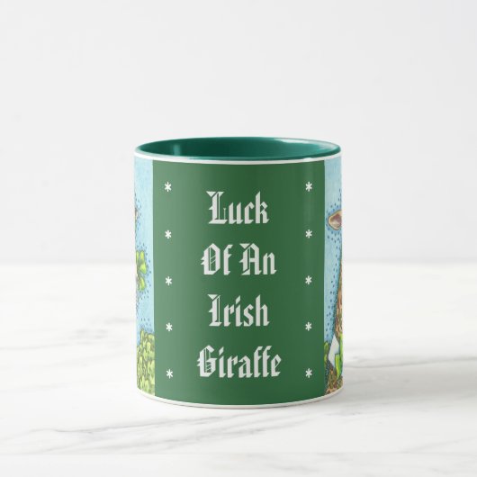 LUCKY IRISH GIRAFFE, ST. PATRICK'S DAY TASSE (Zentrum)