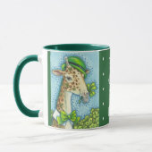 LUCKY IRISH GIRAFFE, ST. PATRICK'S DAY TASSE (Links)