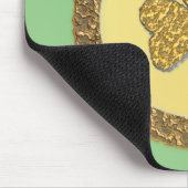 Lucky Irish Kleeblatt Gold Coin Mousepad (Ecke)