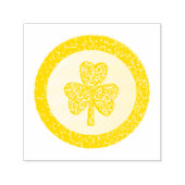 Lucky Irish Kleeblatt Gold Coin Permastempel (Design)