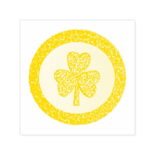 Lucky Irish Kleeblatt Gold Coin Permastempel (Design)
