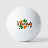 Lucky Irish Kleeblatt Golfball (Vorderseite)