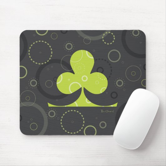 Lucky Irish Kleeblatt Mousepad (Mit Mouse)