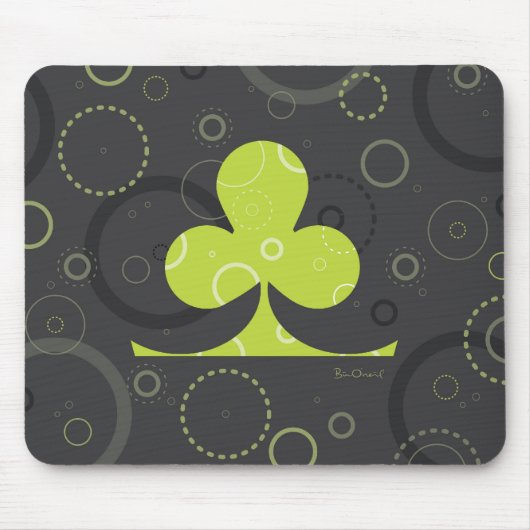 Lucky Irish Kleeblatt Mousepad (Vorne)
