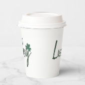 Lucky Irish Kleeblatt St Patricks Day      Pappbecher (Links)