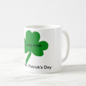 Lucky Irish Kleeblatt Tasse (VorderseiteRechts)