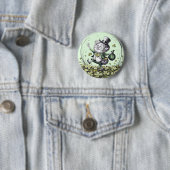 Lucky Irish Leprechaun Button (Beispiel)