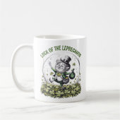 Lucky Irish Leprechaun Kaffeetasse (Links)