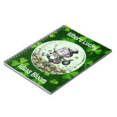 Lucky Irish Leprechaun Notizblock (Linke Seite)