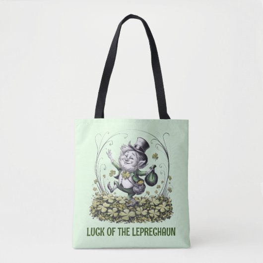 Lucky Irish Leprechaun Tasche (Vorderseite)