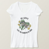 Lucky Irish Liebe Gift für Ehefrau Irish Sugar Sku T-Shirt (Design vorne)
