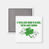 Lucky Irish Magnet (Vorderseite/Rückseite)