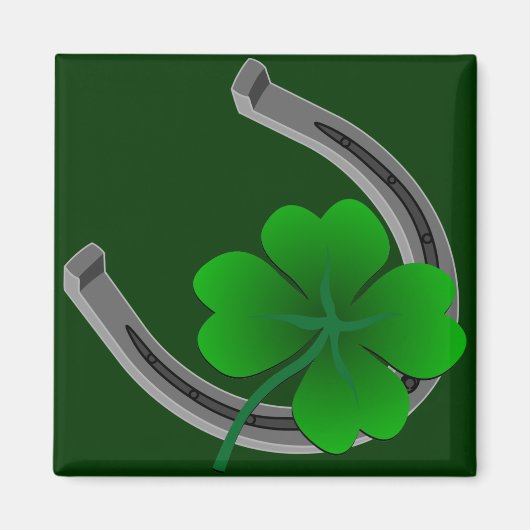 Lucky Irish Magnet Shirt St. Patricks Wohngestaltu (Vorne)