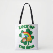 Lucky Irish Niedlich Kleeblatt Cartoons Tasche (Vorderseite)