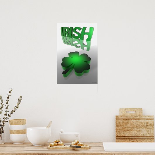 Lucky Irish Poster (Küche)