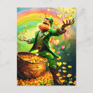 LUCKY IRISH POSTKARTE