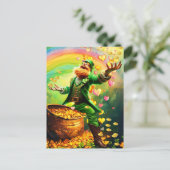 LUCKY IRISH POSTKARTE (Stehend Vorderseite)