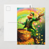 LUCKY IRISH POSTKARTE (Vorne/Hinten)