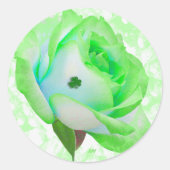 Lucky Irish Rose Aufkleber (Vorderseite)
