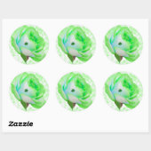 Lucky Irish Rose Aufkleber (Blatt)